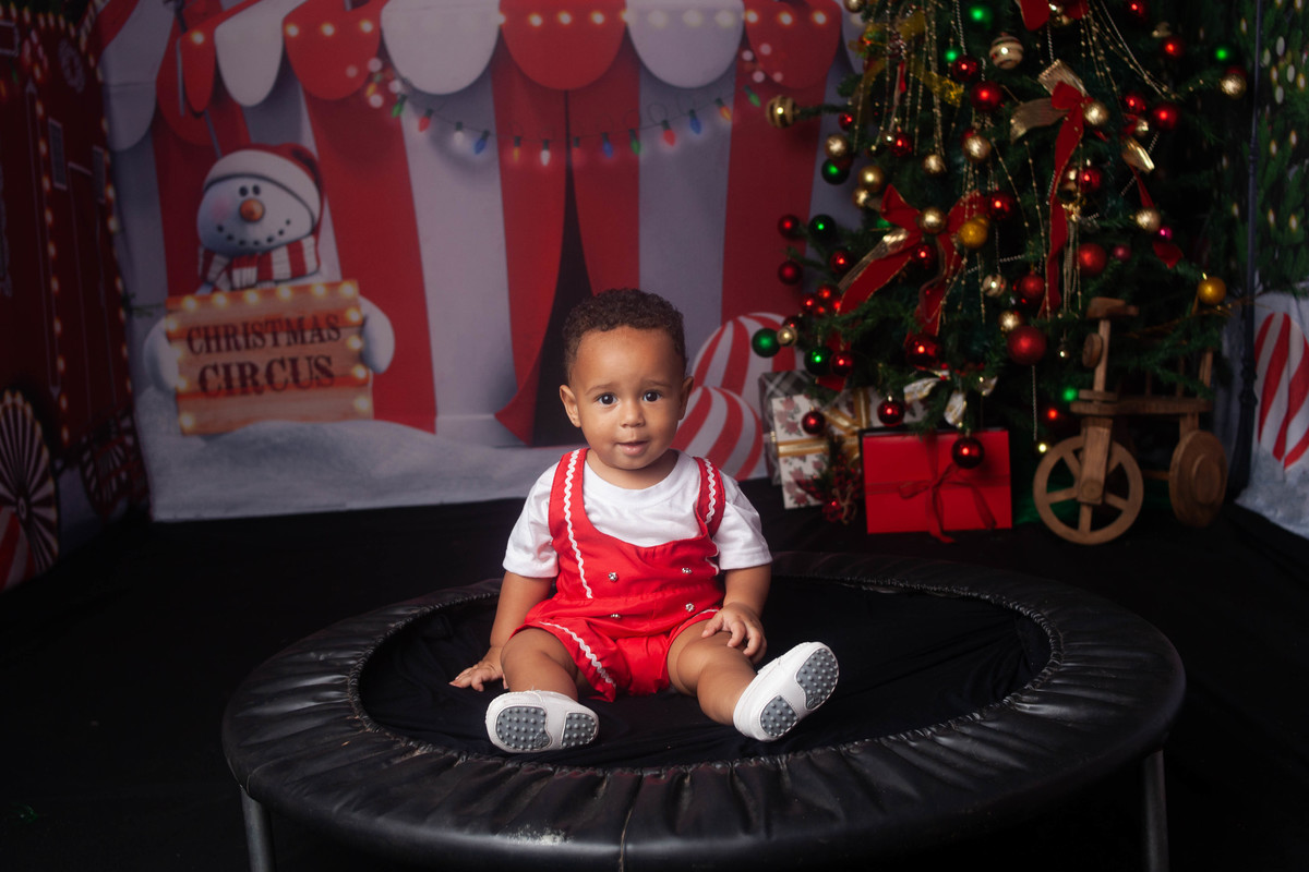 Sessão de fotos do Natal Circense 2022 no Bairro de Campo Grande -RJ 
