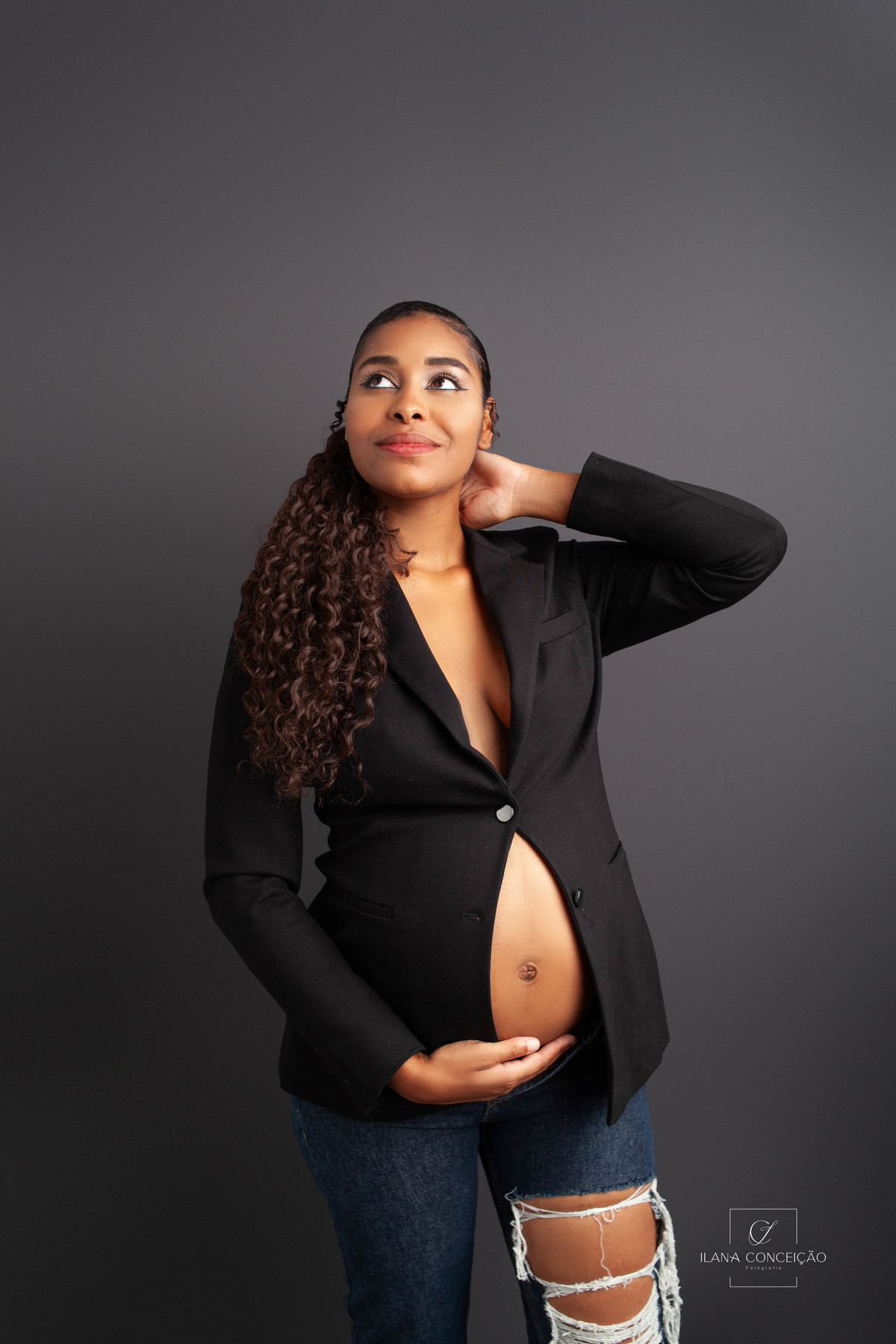 Lisandra à espera de Serena.
Fotografia de gestante no bairro de Campo Grande- Rj