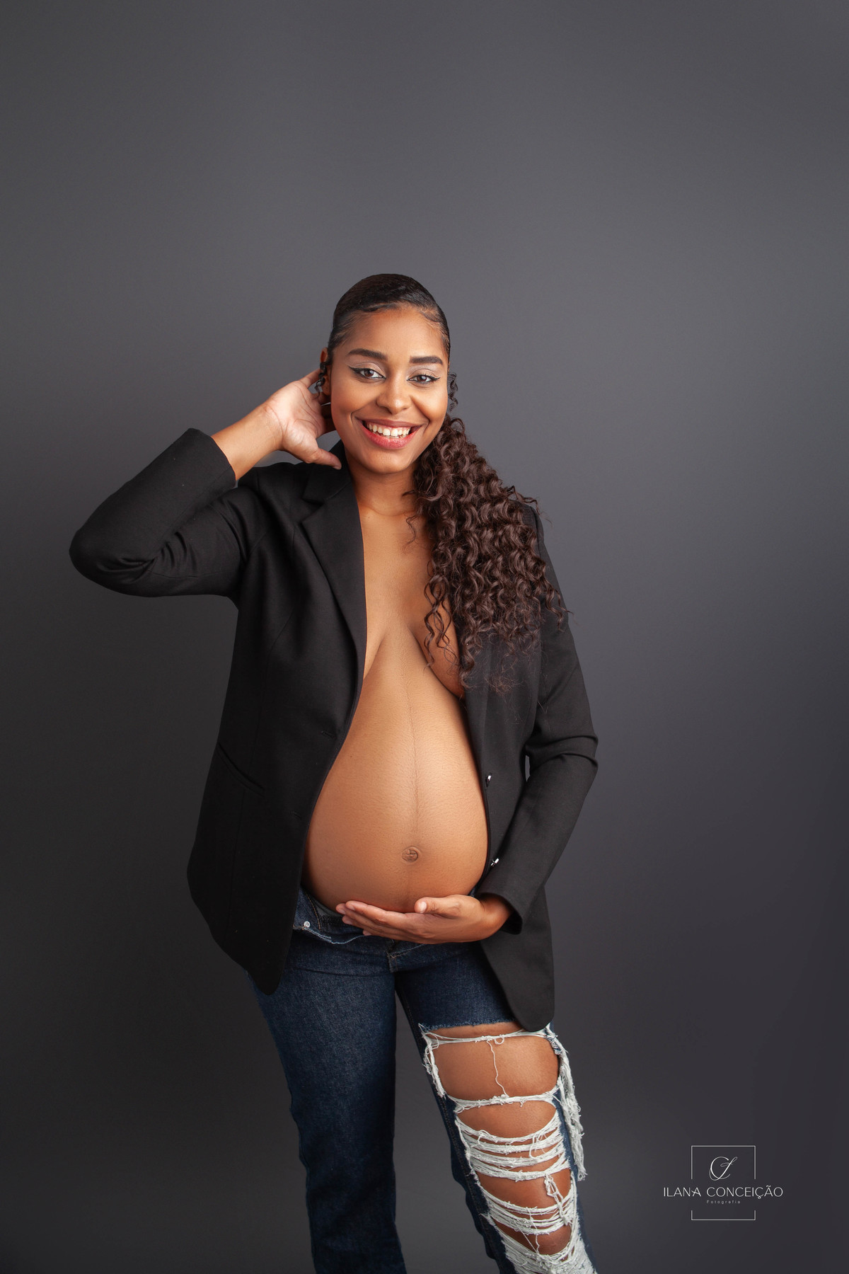 Lisandra à espera de Serena.
Fotografia de gestante no bairro de Campo Grande- Rj