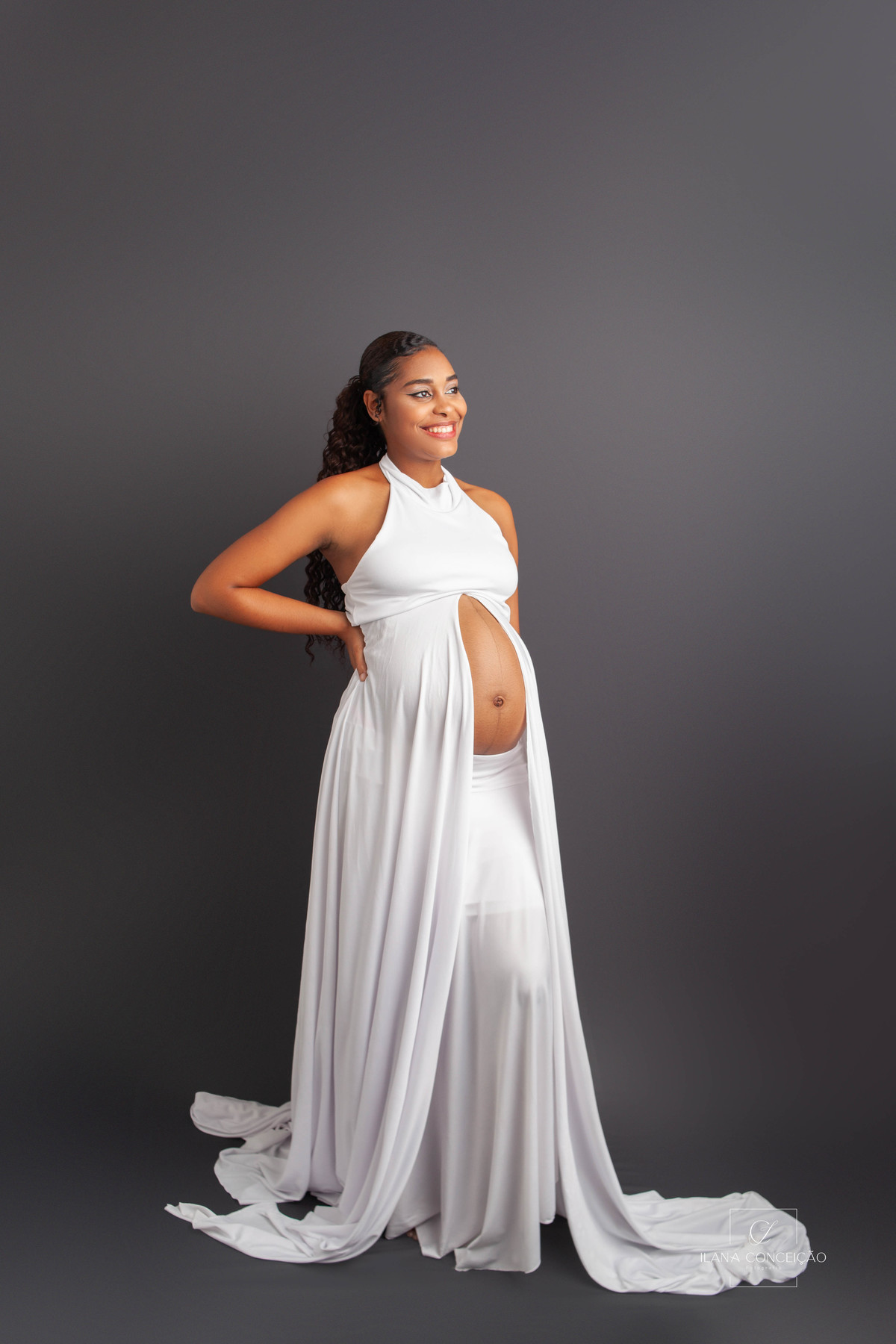 Lisandra à espera de Serena.
Fotografia de gestante no bairro de Campo Grande- Rj