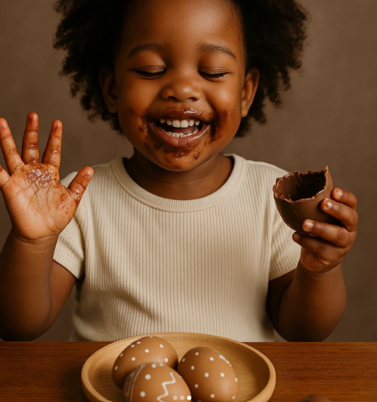 Um registro com clima de Páscoa de uma maneira simples e encantadora. 