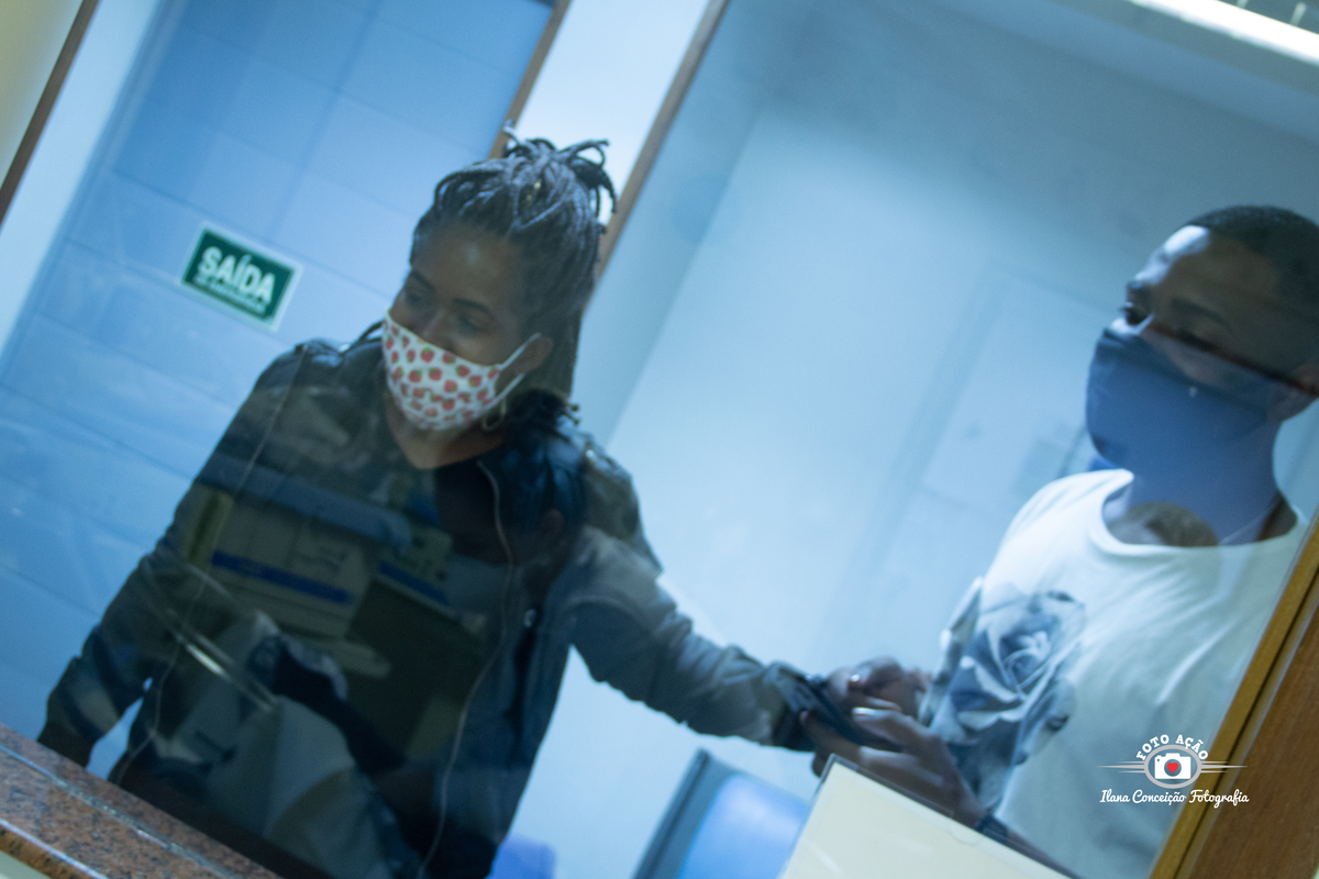 Fotografia do nascimento do Derick Kayodê no Domingos Lourenço Hospital e  Maternidade. 
