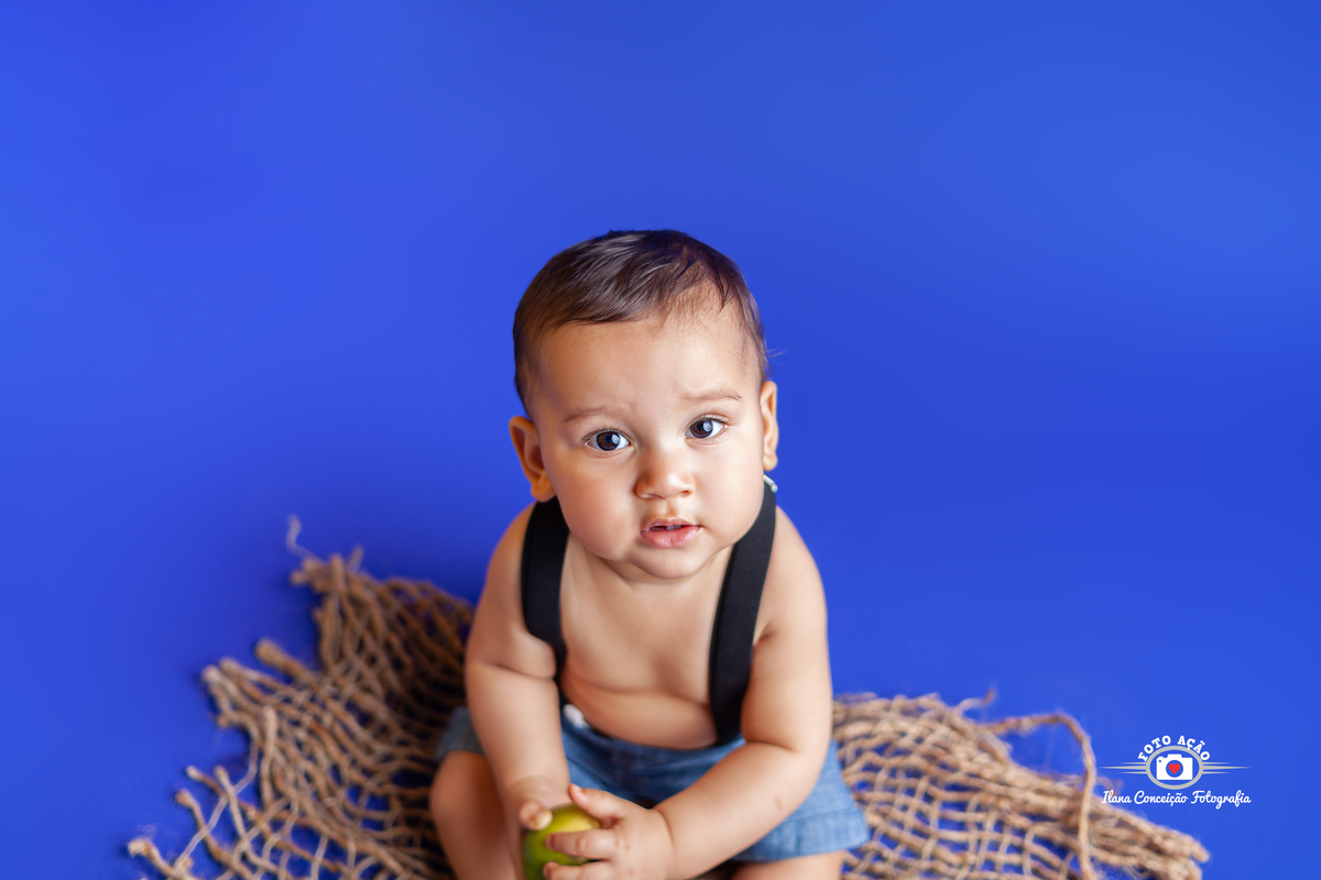 Sessão Frutinhas de acompanhamento infantil do Danilo com 8 meses no bairro de Campo Grande - RJ