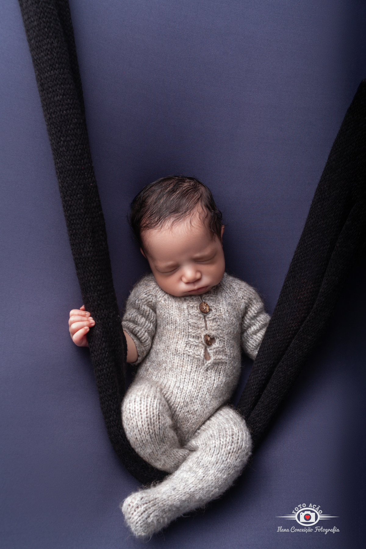 Sessão de recém-nascido do Romeu no bairro de Campo Grande - Rio de Janeiro. 