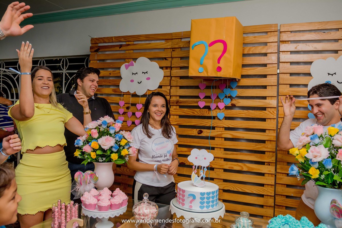 Chá Revelação - Gestante - Sapé - xandemendesfotografia