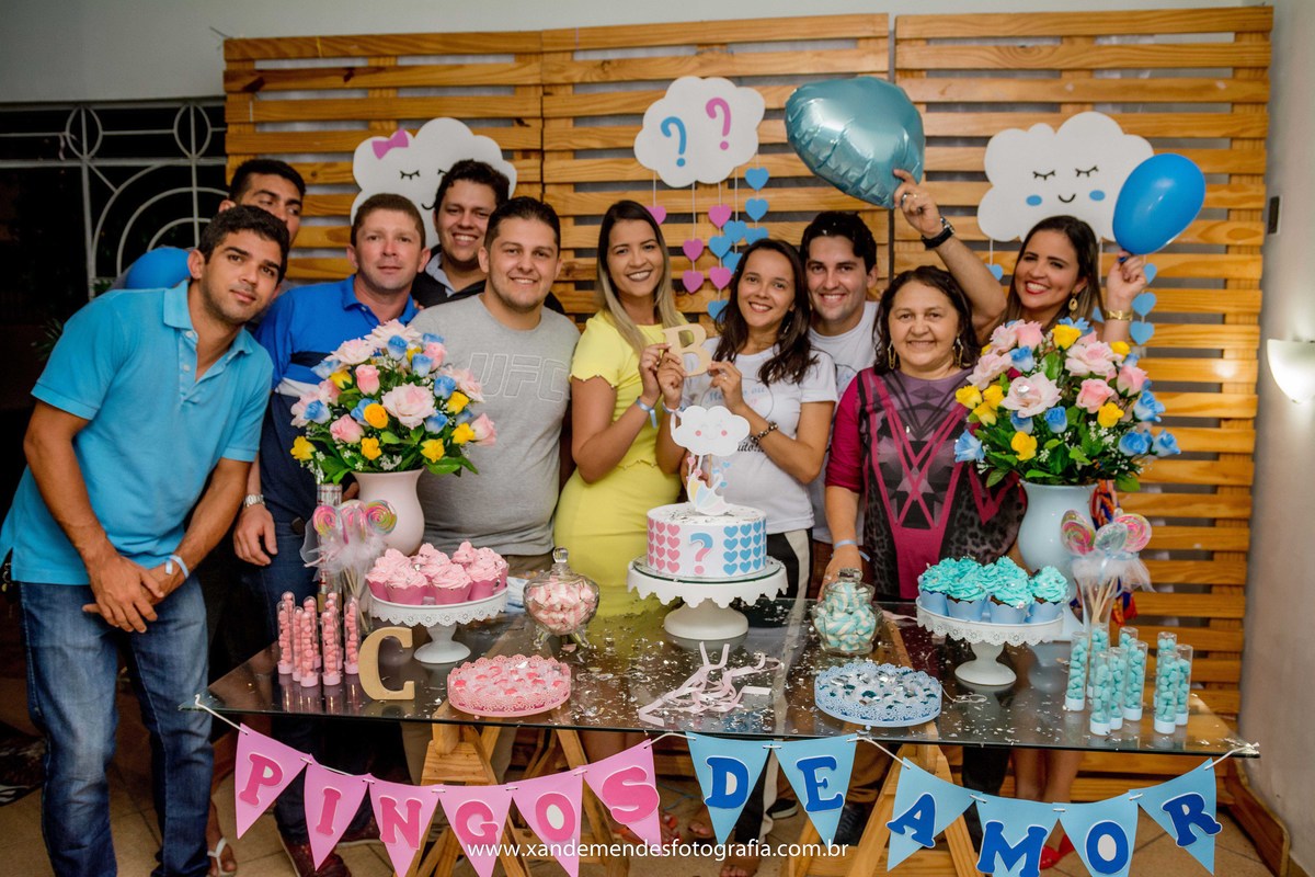 Chá Revelação - Gestante - Sapé - xandemendesfotografia