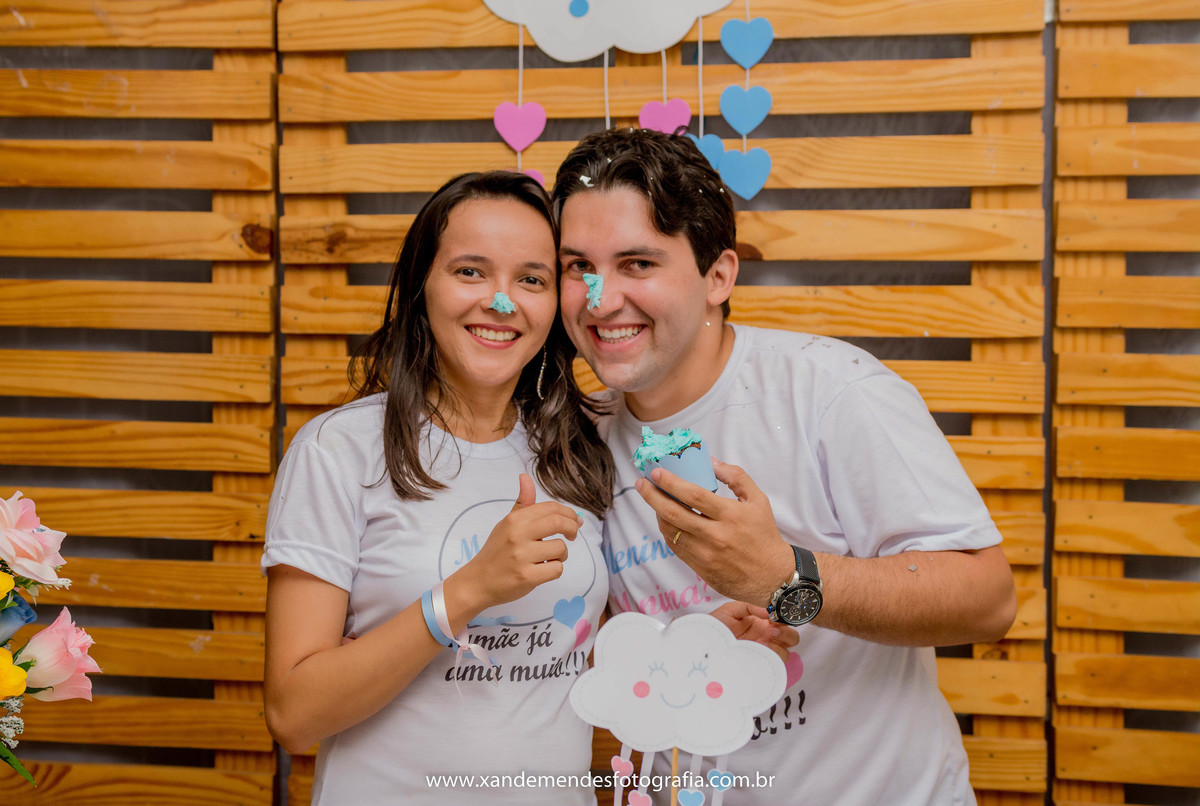 Chá Revelação - Gestante - Sapé - xandemendesfotografia