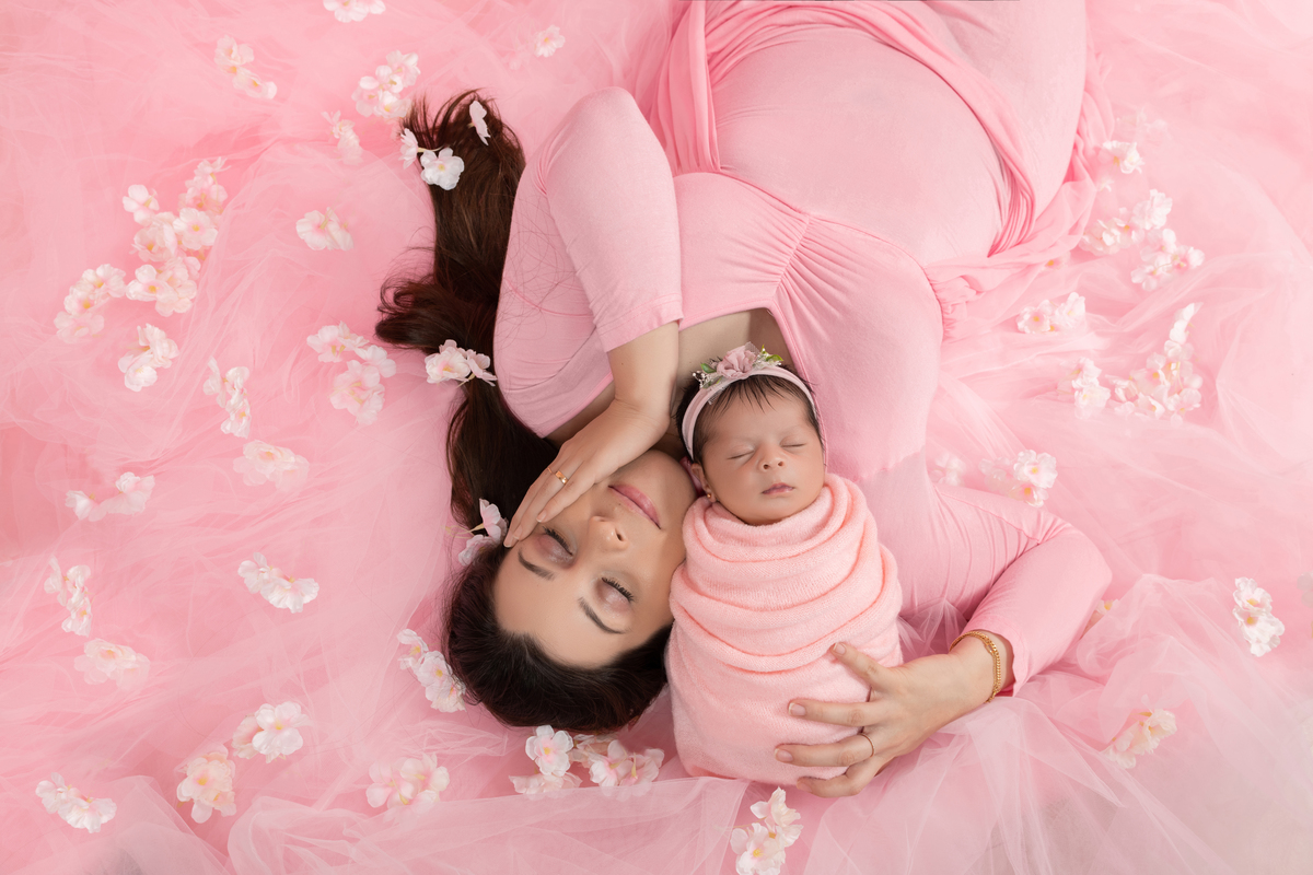 Helena e sua mamãe
