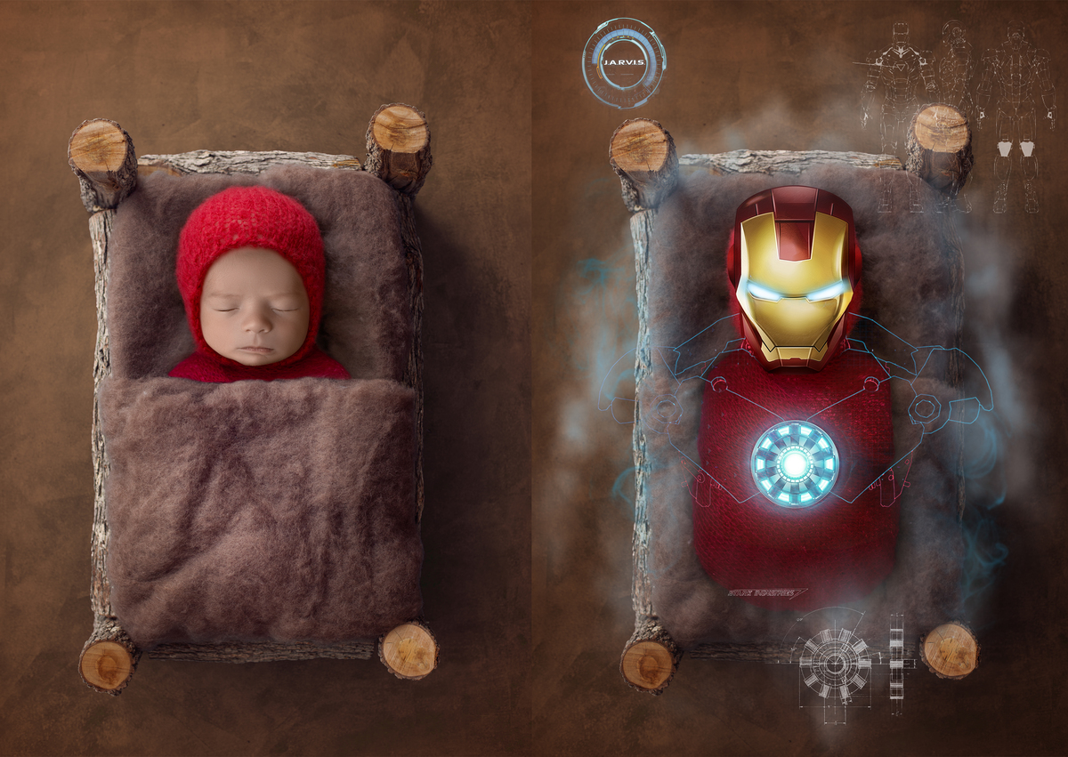 Baby Iron man and me