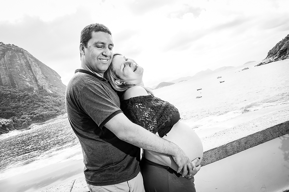 ensaio gestante na praia vermelha, urca, rio de janeiro, rj