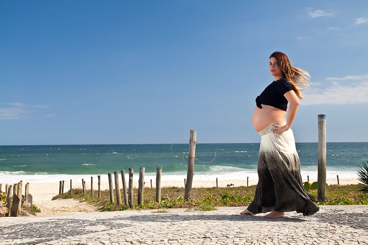ensaio gestante no recreio, rio de janeiro, rj