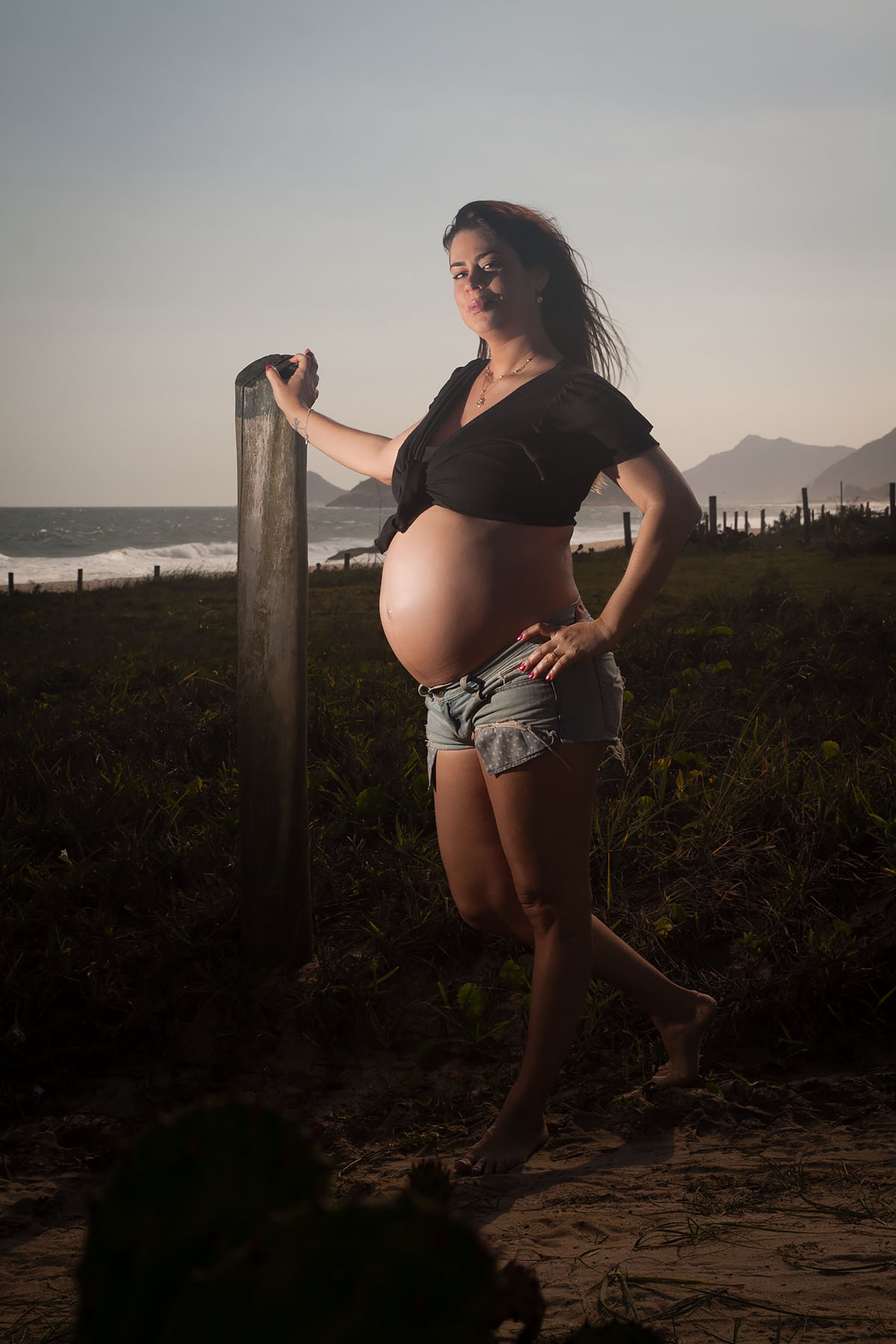 ensaio gestante no recreio, rio de janeiro, rj