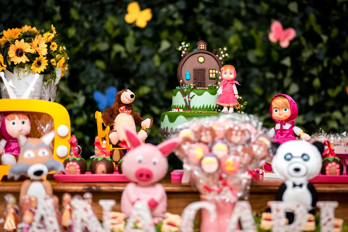 Aniversário Infantil Alex Jardim Fotografia Masha e o Urso Fotógrafo Resende Itatiaia Porto Real Quatis Barra Mansa Volta Redonda 