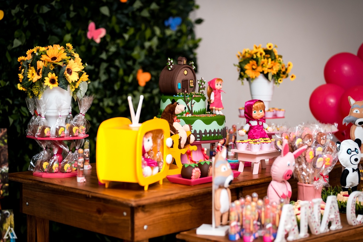 Aniversário Infantil Alex Jardim Fotografia Masha e o Urso Fotógrafo Resende Itatiaia Porto Real Quatis Barra Mansa Volta Redonda 