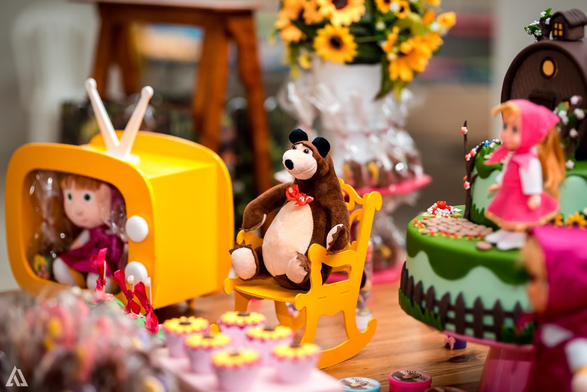 Aniversário Infantil Alex Jardim Fotografia Masha e o Urso Fotógrafo Resende Itatiaia Porto Real Quatis Barra Mansa Volta Redonda 