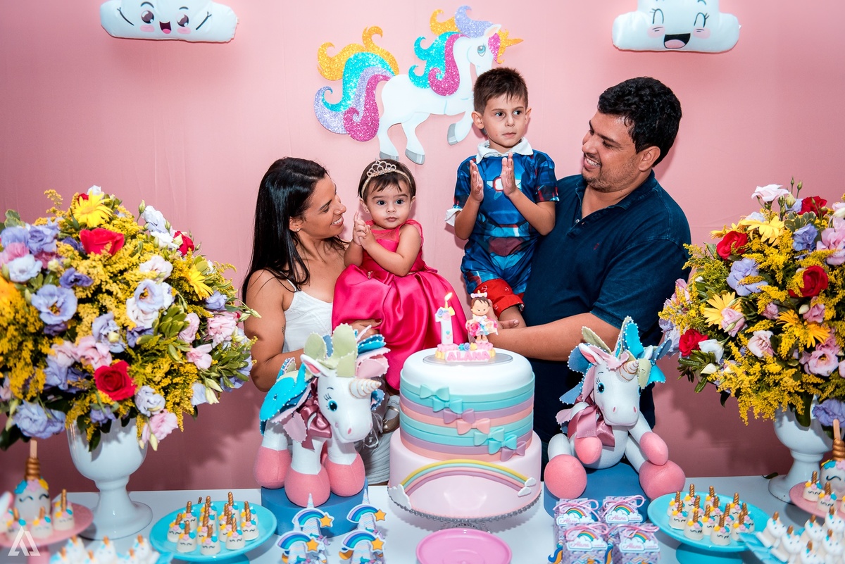 Aniversário Infantil Alex Jardim Fotografia Unicórnio Fotógrafo Resende Itatiaia Porto Real Quatis Barra Mansa Volta Redonda Buffet Pintou Alegria 