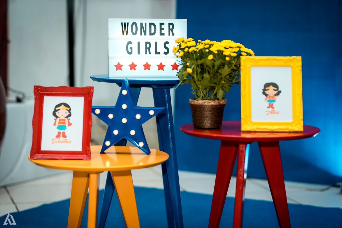 Aniversário Infantil Mulher Maravilha Alex Jardim Fotografia Fotógrafo Resende Itatiaia Porto Real Quatis Barra Mansa Volta Redonda Buffet Pintou Alegria 