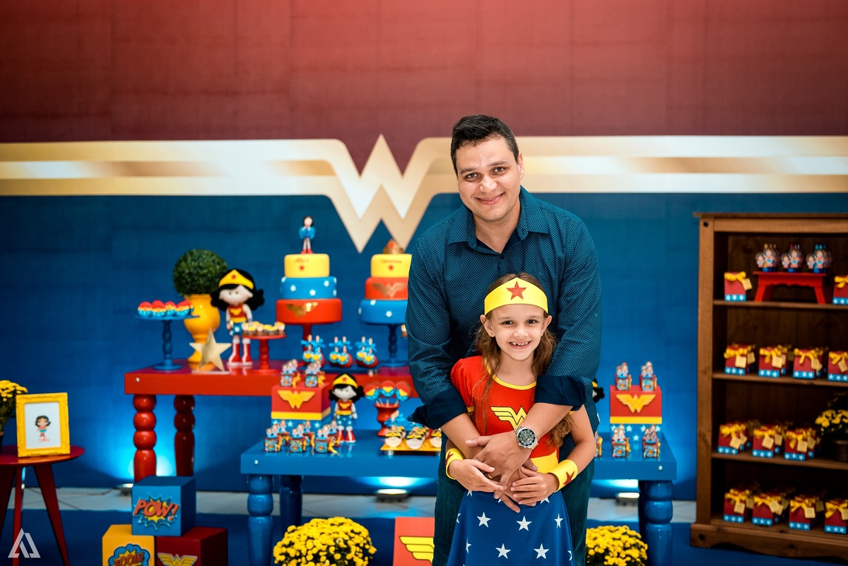 Aniversário Infantil Mulher Maravilha Alex Jardim Fotografia Fotógrafo Resende Itatiaia Porto Real Quatis Barra Mansa Volta Redonda Buffet Pintou Alegria 