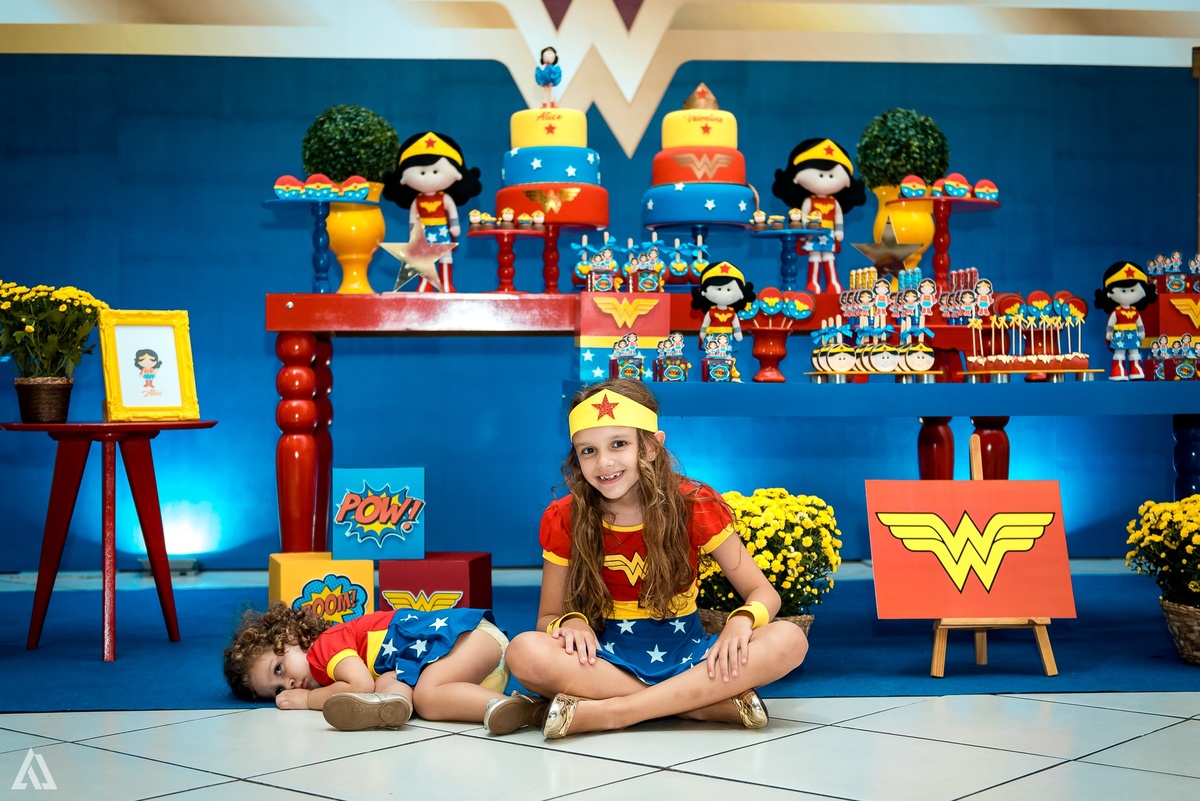 Aniversário Infantil Mulher Maravilha Alex Jardim Fotografia Fotógrafo Resende Itatiaia Porto Real Quatis Barra Mansa Volta Redonda Buffet Pintou Alegria 
