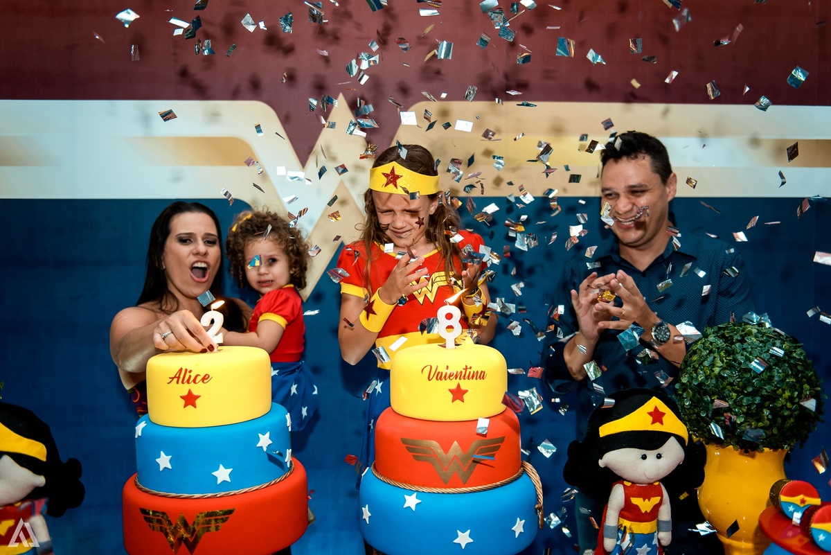 Aniversário Infantil Mulher Maravilha Alex Jardim Fotografia Fotógrafo Resende Itatiaia Porto Real Quatis Barra Mansa Volta Redonda Buffet Pintou Alegria 