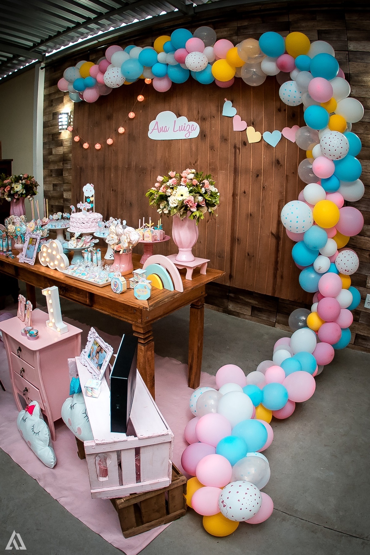 Aniversário Infantil Chuva de Amor Alex Jardim Fotografia Fotógrafo Resende Itatiaia Penedo Porto Real Quatis Barra Mansa Volta Redonda Salão Quintal Encantado