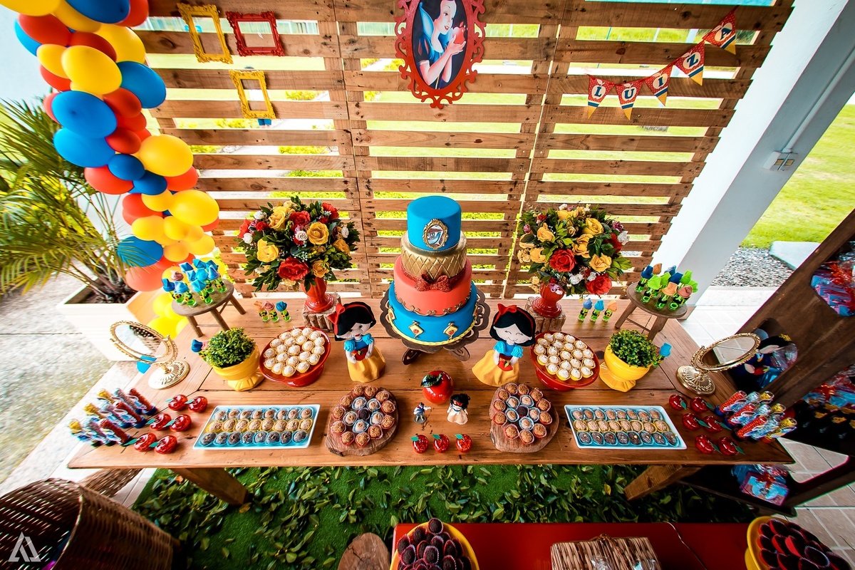 Aniversário Festa Infantil Branca de Neve Alex Jardim Fotografia Fotógrafo Resende Itatiaia Porto Real Quatis Barra Mansa Volta Redonda 