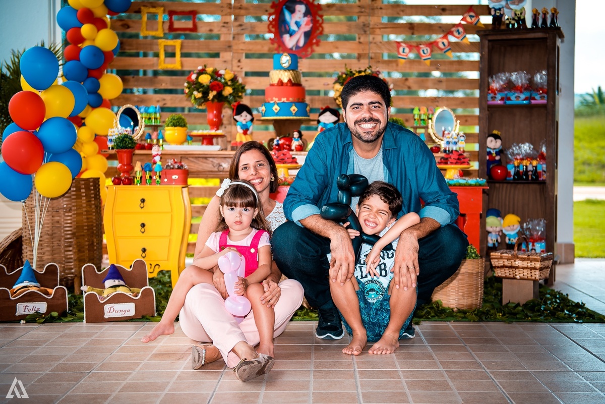 Aniversário Festa Infantil Branca de Neve Alex Jardim Fotografia Fotógrafo Resende Itatiaia Porto Real Quatis Barra Mansa Volta Redonda 