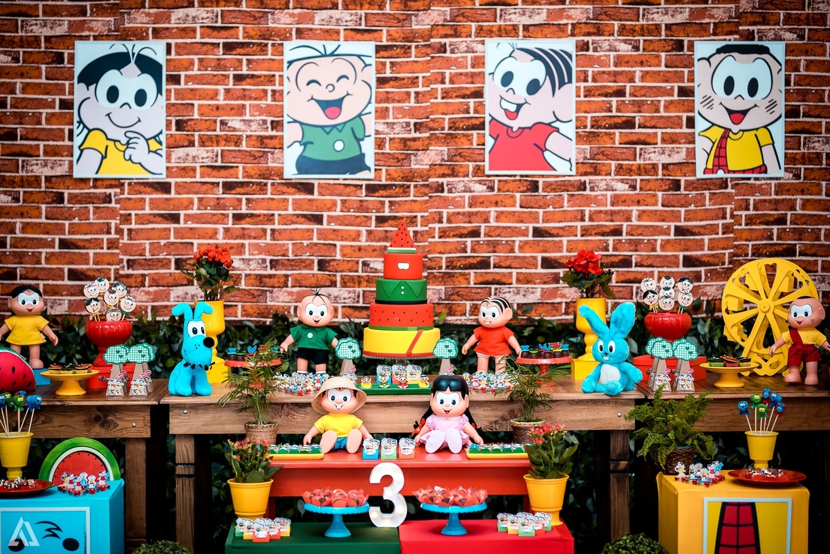 Aniversário Infantil Festa Turma da Mônica Alex Jardim Fotografia Fotógrafo Resende Itatiaia Penedo Porto Real Quatis Barra Mansa Volta Redonda Buffet Pintou Alegria