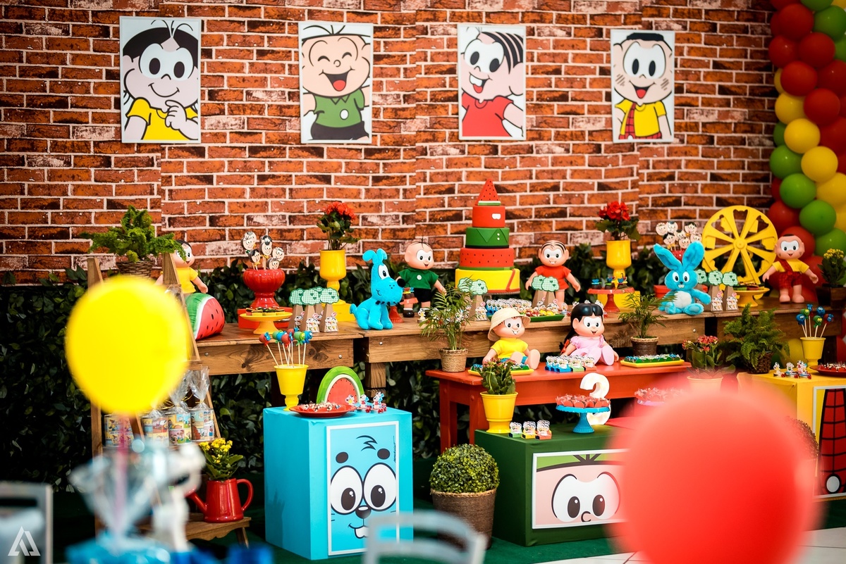 Aniversário Infantil Festa Turma da Mônica Alex Jardim Fotografia Fotógrafo Resende Itatiaia Penedo Porto Real Quatis Barra Mansa Volta Redonda Buffet Pintou Alegria