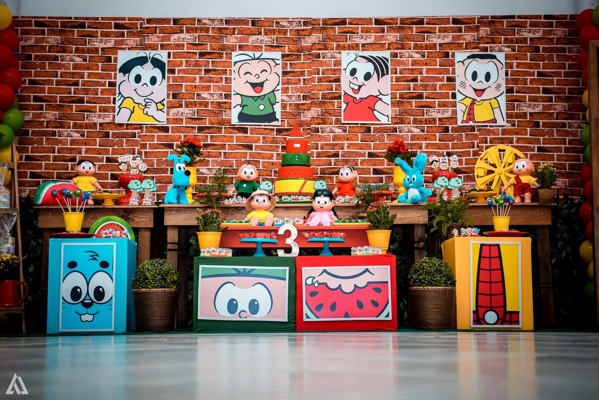 Aniversário Infantil Festa Turma da Mônica Alex Jardim Fotografia Fotógrafo Resende Itatiaia Penedo Porto Real Quatis Barra Mansa Volta Redonda Buffet Pintou Alegria