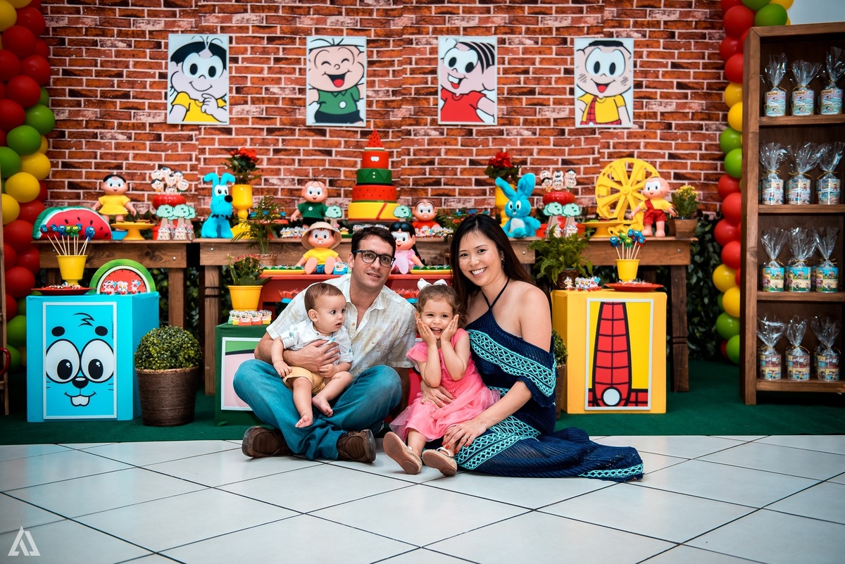 Aniversário Infantil Festa Turma da Mônica Alex Jardim Fotografia Fotógrafo Resende Itatiaia Penedo Porto Real Quatis Barra Mansa Volta Redonda Buffet Pintou Alegria