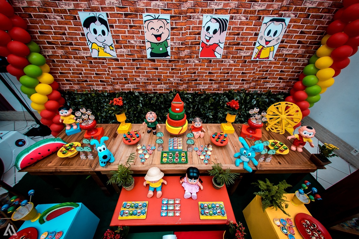 Aniversário Infantil Festa Turma da Mônica Alex Jardim Fotografia Fotógrafo Resende Itatiaia Penedo Porto Real Quatis Barra Mansa Volta Redonda Buffet Pintou Alegria