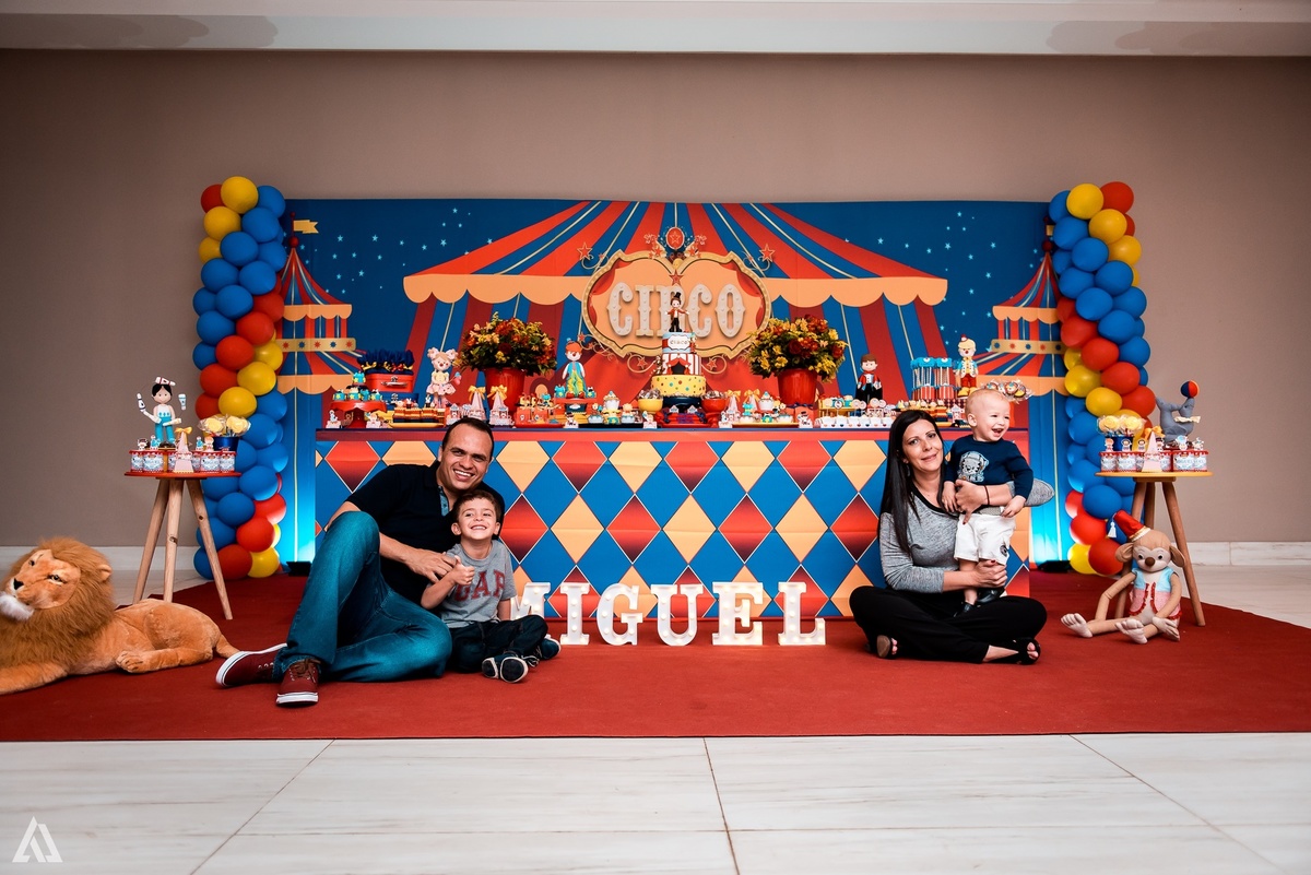 Aniversário Festa Infantil Circo Alex Jardim Fotografia Fotógrafo Resende Itatiaia Porto Real Quatis Barra Mansa Volta Redonda Terras AlphaVille 
