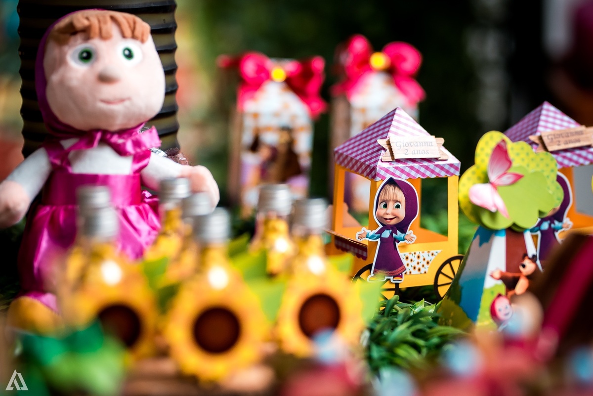 Aniversário Infantil Festa Masha e o Urso Alex Jardim Fotografia Fotógrafo Resende Itatiaia Penedo Porto Real Quatis Barra Mansa Volta Redonda Buffet Pintou Alegria