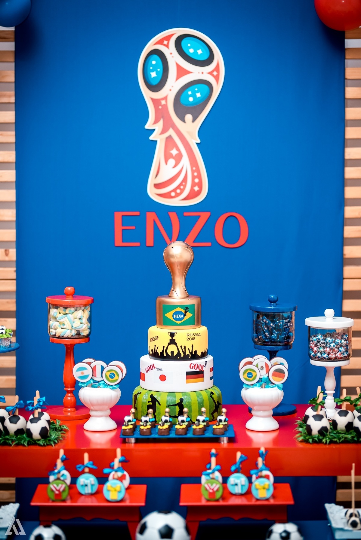 Aniversário Infantil Festa Copa do Mundo Alex Jardim Fotografia Fotógrafo Resende Itatiaia Penedo Porto Real Quatis Barra Mansa Volta Redonda Buffet Pintou Alegria