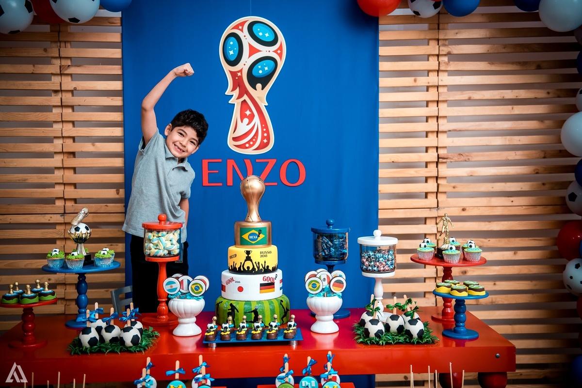 Aniversário Infantil Festa Copa do Mundo Alex Jardim Fotografia Fotógrafo Resende Itatiaia Penedo Porto Real Quatis Barra Mansa Volta Redonda Buffet Pintou Alegria