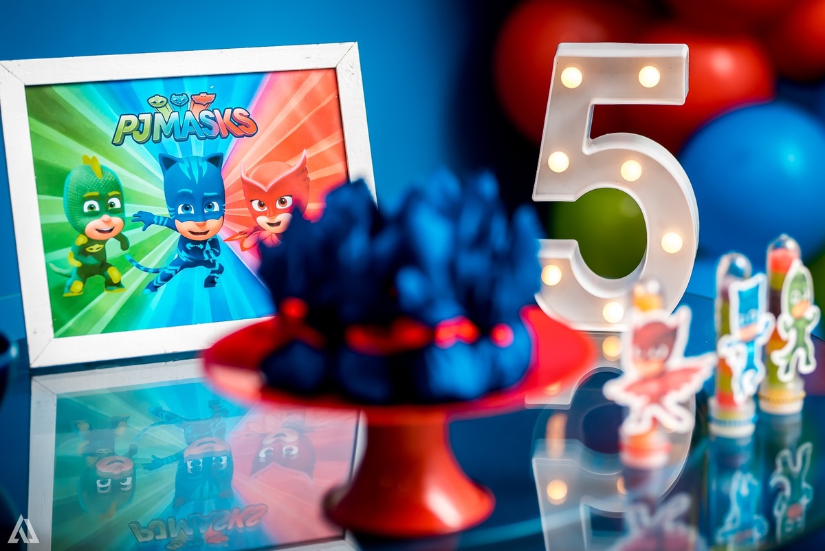 Aniversário Infantil PJ Masks Alex Jardim Fotografia Fotógrafo Resende Itatiaia Penedo Porto Real Quatis Barra Mansa Volta Redonda Buffet Pintou Alegria