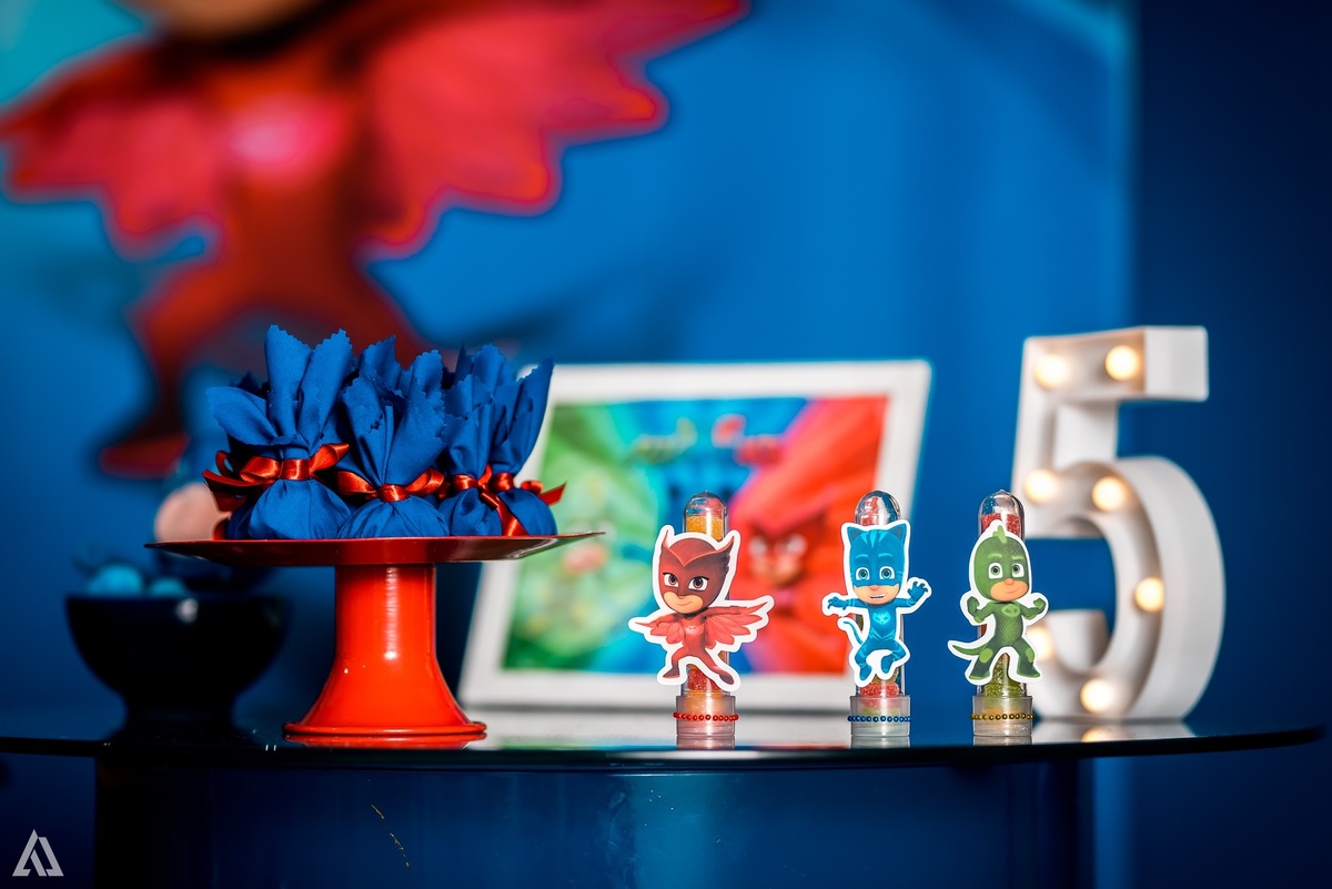 Aniversário Infantil PJ Masks Alex Jardim Fotografia Fotógrafo Resende Itatiaia Penedo Porto Real Quatis Barra Mansa Volta Redonda Buffet Pintou Alegria