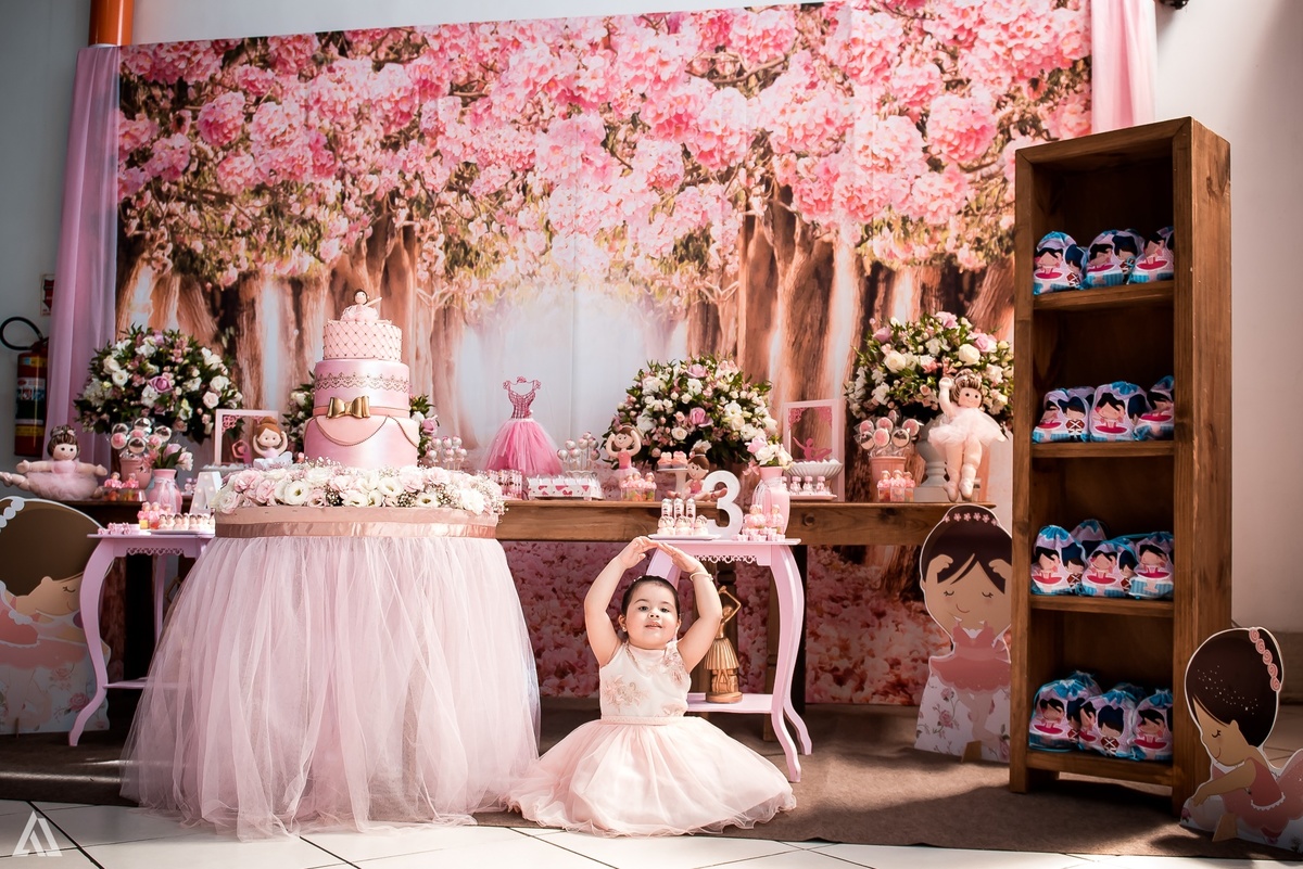 Aniversário Infantil Bailarina Alex Jardim Fotografia Fotógrafo Resende Itatiaia Penedo Porto Real Quatis Barra Mansa Volta Redonda Buffet Pintou Alegria