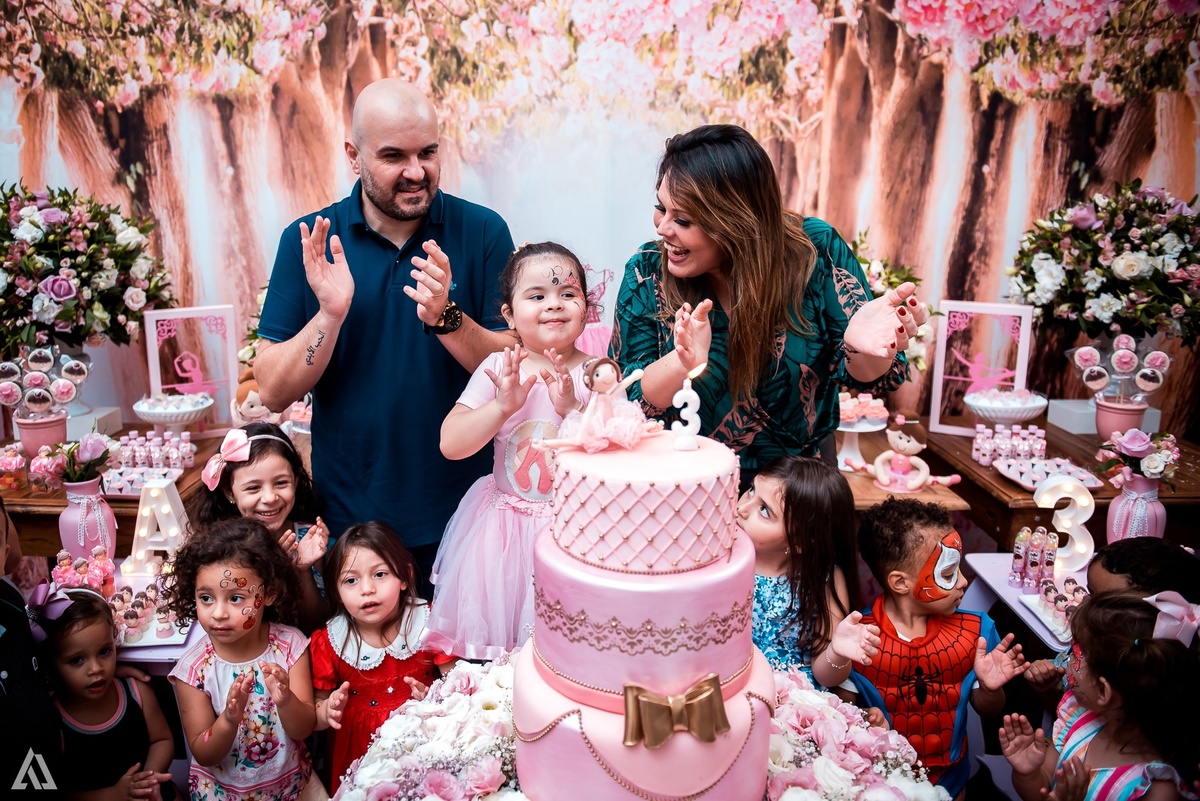 Aniversário Infantil Bailarina Alex Jardim Fotografia Fotógrafo Resende Itatiaia Penedo Porto Real Quatis Barra Mansa Volta Redonda Buffet Pintou Alegria