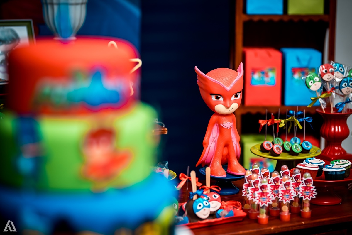 Aniversário Infantil PJ Masks Alex Jardim Fotografia Fotógrafo Resende Itatiaia Penedo Porto Real Quatis Barra Mansa Volta Redonda Celebrare Casa de Eventos