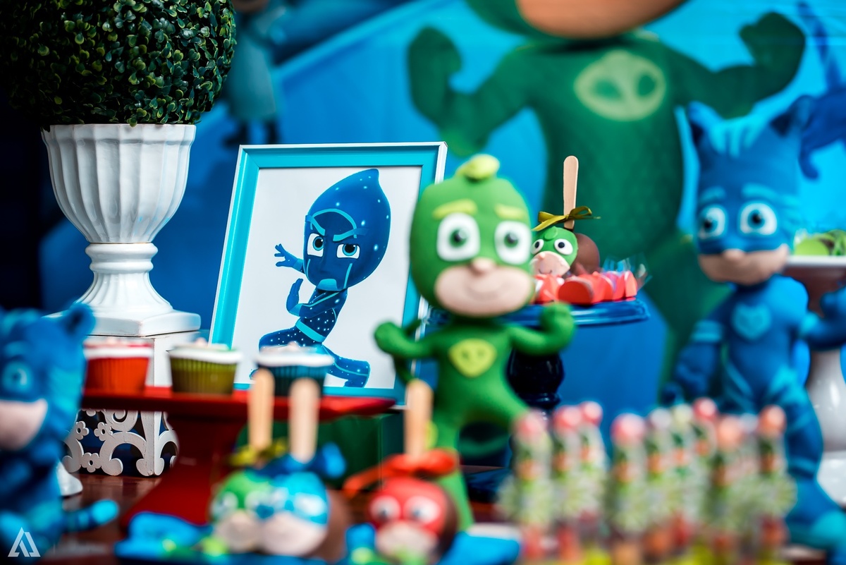 Aniversário Infantil PJ Masks Alex Jardim Fotografia Fotógrafo Resende Itatiaia Penedo Porto Real Quatis Barra Mansa Volta Redonda Celebrare Casa de Eventos