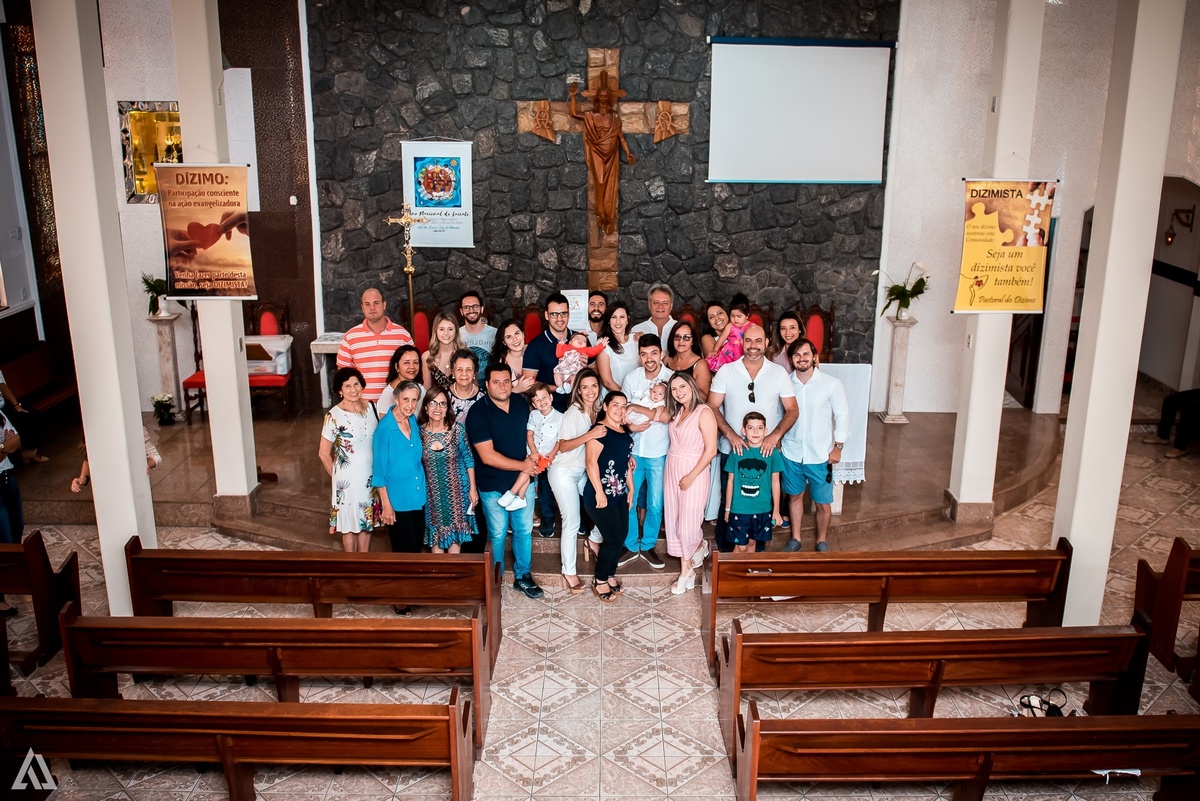 Cerimônia de batismo batizado Alex Jardim Fotografia Fotógrafo Resende Itatiaia Penedo Porto Real Quatis Barra Mansa Volta Redonda Igreja Nossa Senhora Aparecida