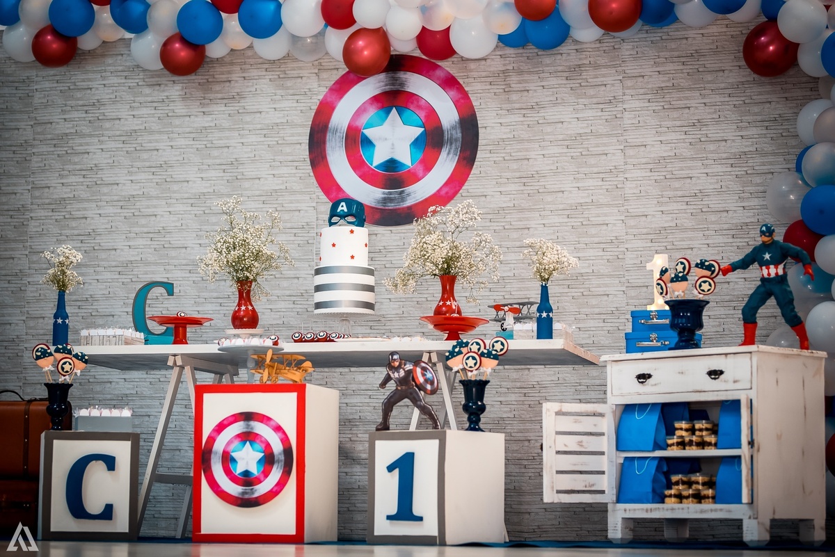 Aniversário Infantil Capitão América Alex Jardim Fotografia Fotógrafo Resende Itatiaia Penedo Porto Real Quatis Barra Mansa Volta Redonda Buffet Pintou Alegria