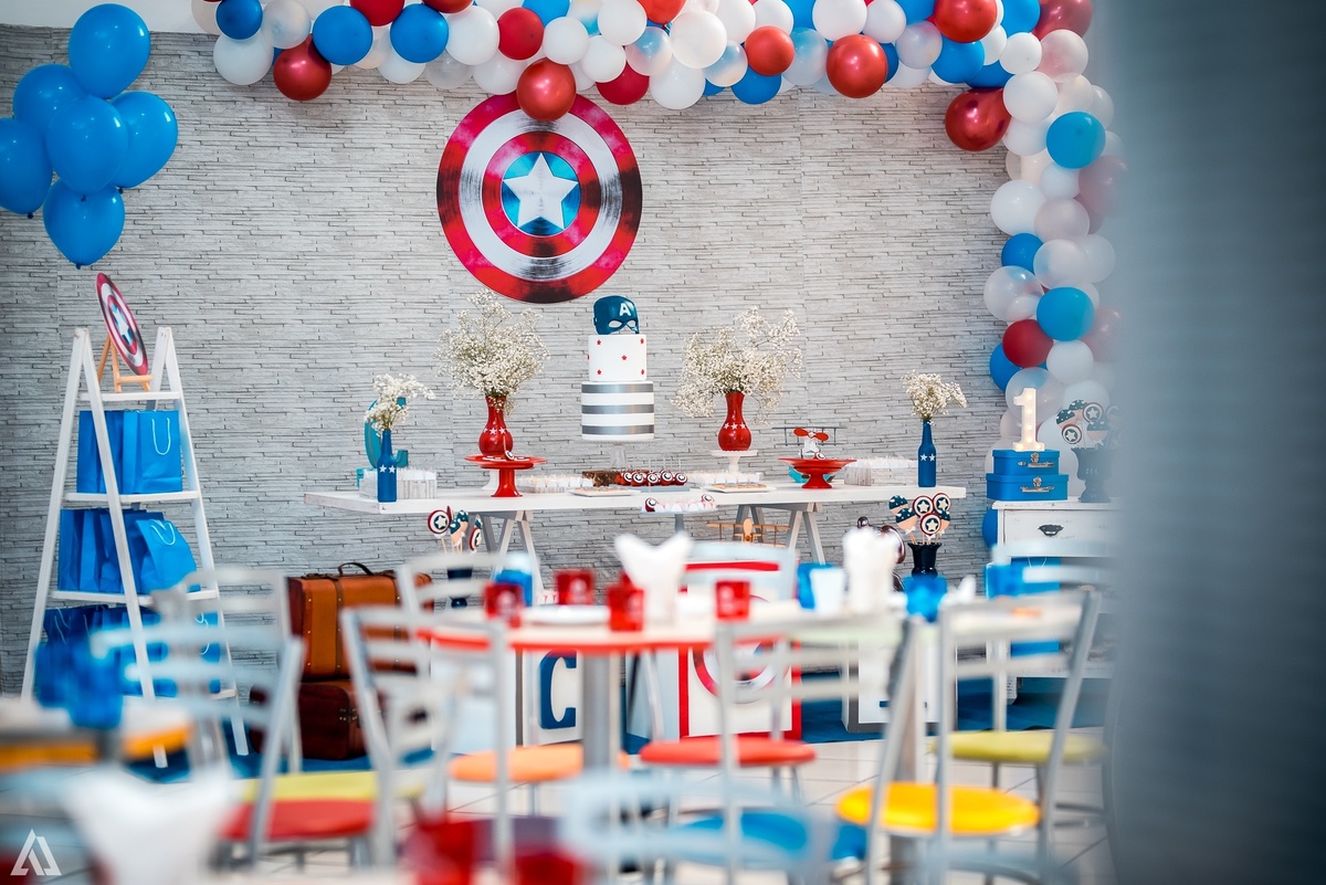 Aniversário Infantil Capitão América Alex Jardim Fotografia Fotógrafo Resende Itatiaia Penedo Porto Real Quatis Barra Mansa Volta Redonda Buffet Pintou Alegria