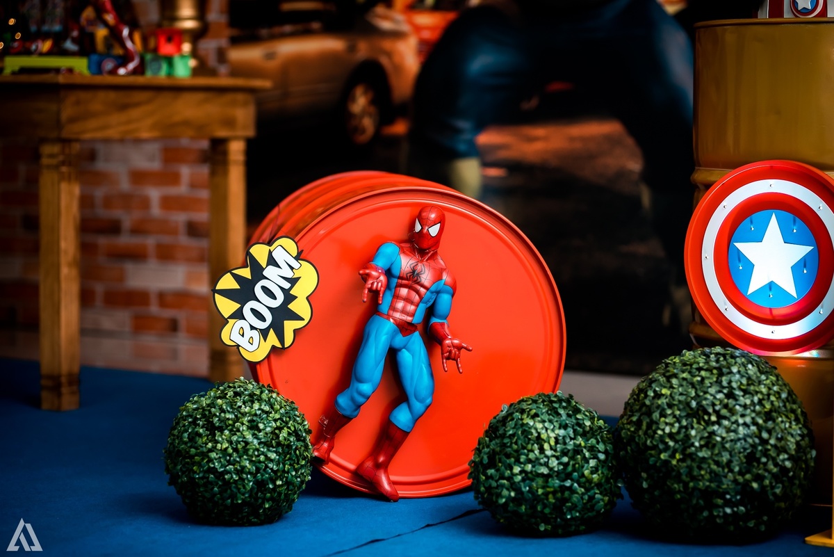 Aniversário Infantil Super Heróis Alex Jardim Fotografia Fotógrafo Resende Itatiaia Penedo Porto Real Quatis Barra Mansa Volta Redonda Celebrare Casa de Eventos