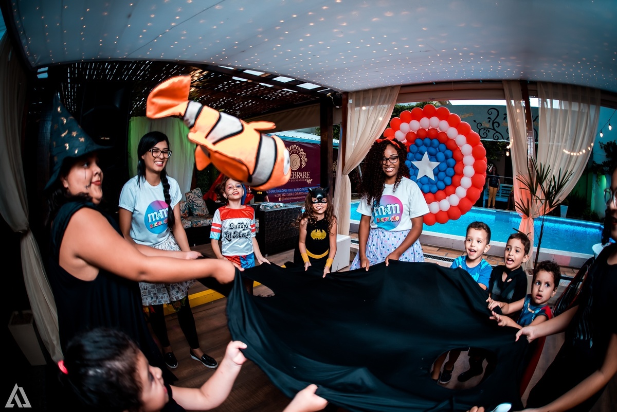 Aniversário Infantil Super Heróis Alex Jardim Fotografia Fotógrafo Resende Itatiaia Penedo Porto Real Quatis Barra Mansa Volta Redonda Celebrare Casa de Eventos