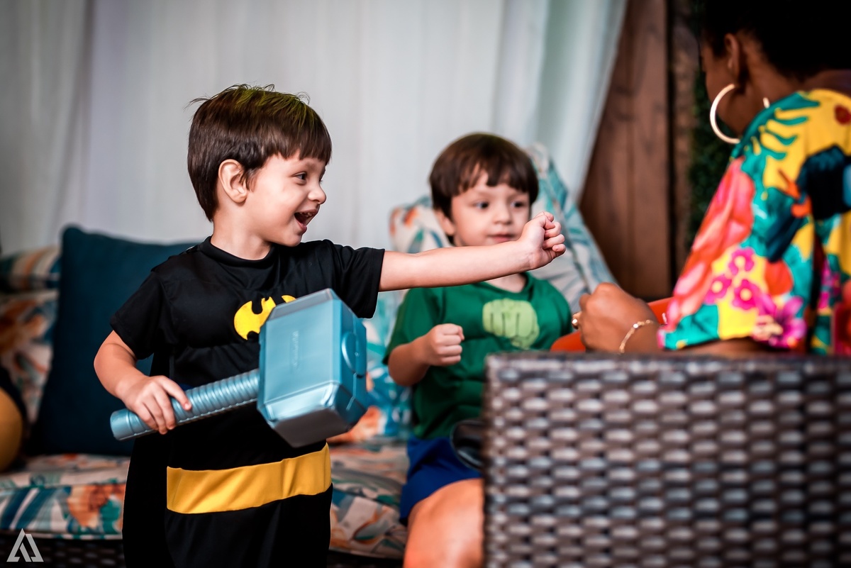 Aniversário Infantil Super Heróis Alex Jardim Fotografia Fotógrafo Resende Itatiaia Penedo Porto Real Quatis Barra Mansa Volta Redonda Celebrare Casa de Eventos