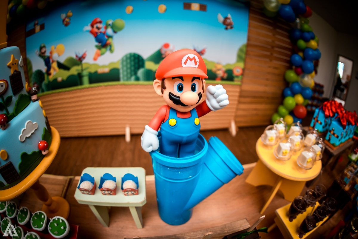 Aniversário Infantil Super Mario Bros Alex Jardim Fotografia Fotógrafo Resende Itatiaia Penedo Porto Real Quatis Barra Mansa Volta Redonda