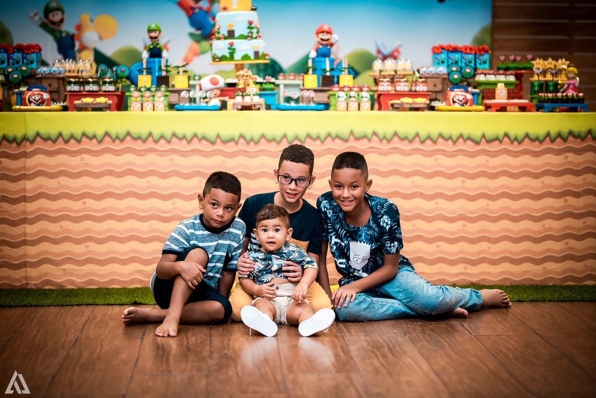 Aniversário Infantil Super Mario Bros Alex Jardim Fotografia Fotógrafo Resende Itatiaia Penedo Porto Real Quatis Barra Mansa Volta Redonda
